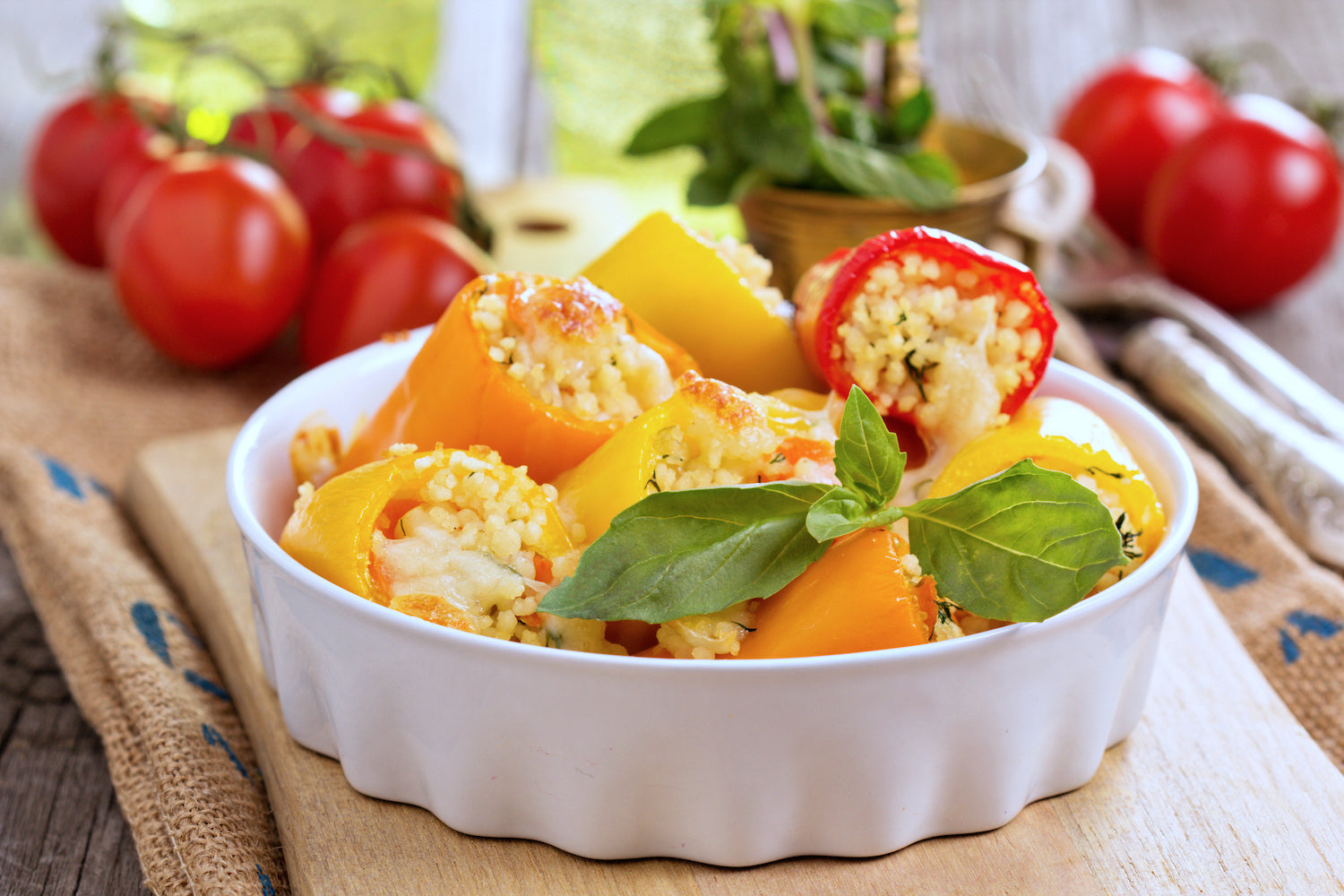 Crab and Roasted Red Pepper Stuffed Mini Peppers