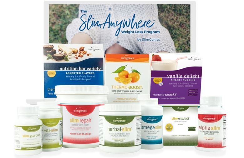 SlimAnywhere™ Advantage Weight Loss Program with Herbal-Slim Starter Pack (Chocolate Slim-Repair)
