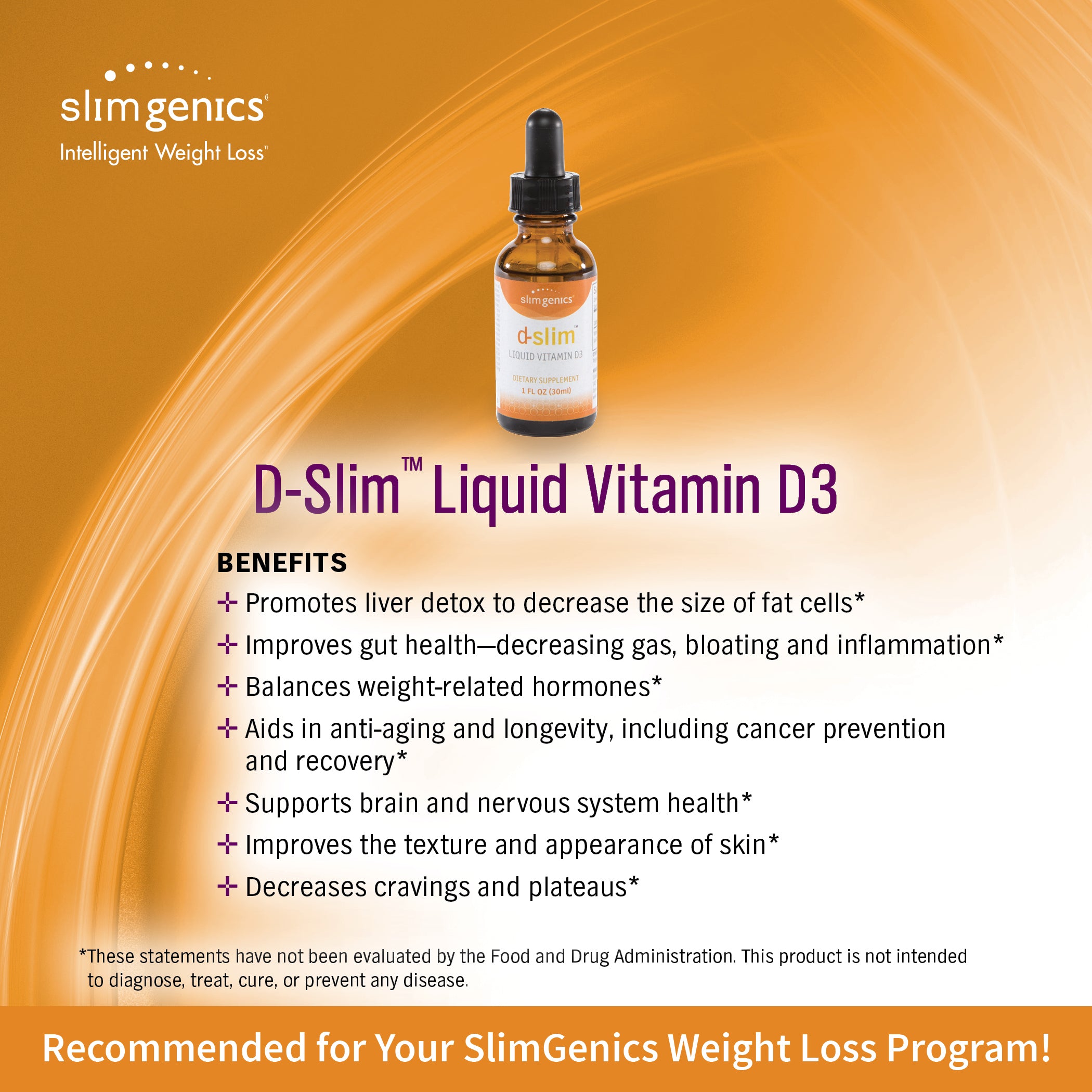 D-Slim Immune Boosting Liquid Vitamin D3